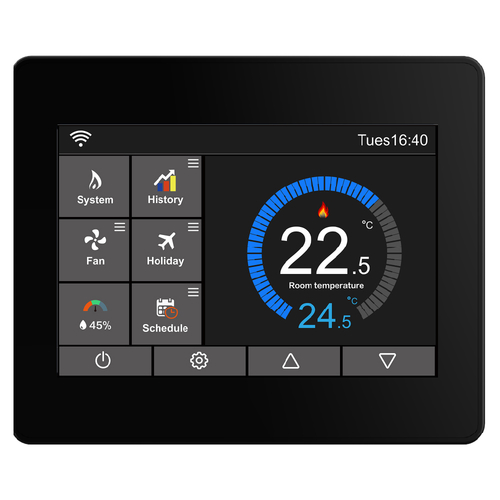 Solution complète pour thermostat intelligent pour appareils compatibles : Contrôle intelligent de la température compatible avec plusieurs systèmes
