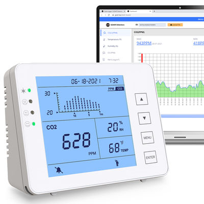 Un bon prix. Laboratoires Capteur de température et d'humidité de CO2 Capteur de données intelligent 170g en ligne