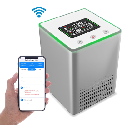 Détecteur de gaz de radon intérieur avec détecteur intelligent de radon