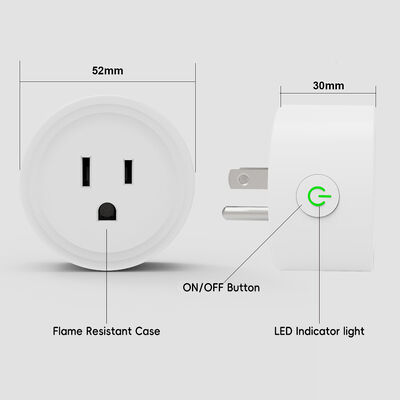 Un bon prix. Maison de l'école Alexa Google Wifi Smart Plug 220v 300g Blanc équipé en ligne