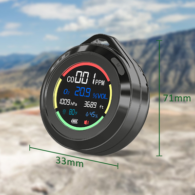 Un bon prix. Alarme à monoxyde de carbone portable extérieur Co-détecteur numérique de gaz rechargeable en ligne