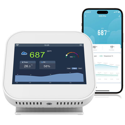 Un bon prix. Indoor CO₂ Air Quality Monitor – 320x480 TFT Display, Dual NDIR Sensors, 5V Power Supply CH3 Pro en ligne
