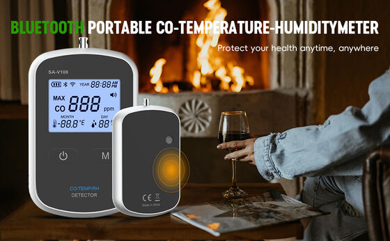 Un bon prix. L'ultime détecteur de CO de voyage - Alarme ultra-portable au monoxyde de carbone pour les chambres d'hôtel, les airbnbs et les voyages en avion - Léger et rechargeable USB en ligne