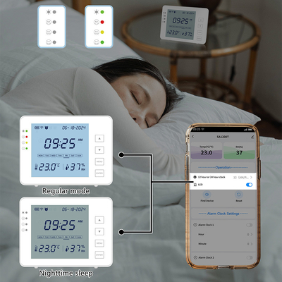 Good price Thermomètre WiFi numérique intelligent Hygromètre numérique pour la surveillance de la température et de l'humidité en temps réel en ligne