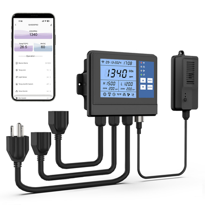 Good price Régulateur de climat de serre GZAIR WIFI Capteur de CO2 240VAC en ligne