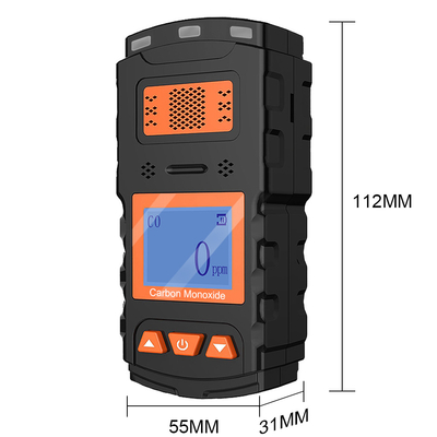 Détecteur de monoxyde de carbone de transport à main avec batterie rechargeable