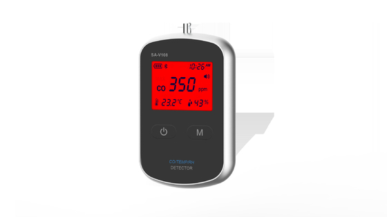 Alarme de monoxyde de carbone portable sans fil instantané Détecteur de CO à main 110g