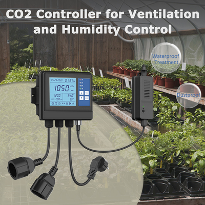 Good price 3 000 ppm NDIR Contrôleur climatique de serre Surveillance du dioxyde de carbone 120V en ligne