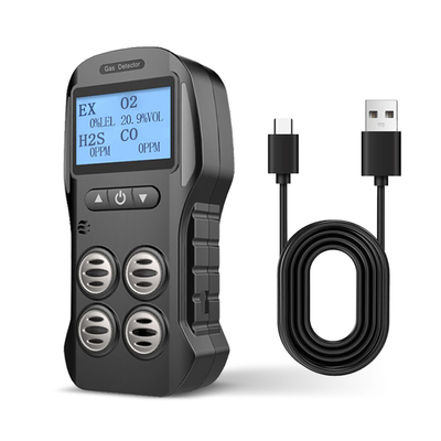Good price ODM Portable Multigas Détecteur Moniteur Affichage en temps réel CO 200PPM H2S 10PPM en ligne