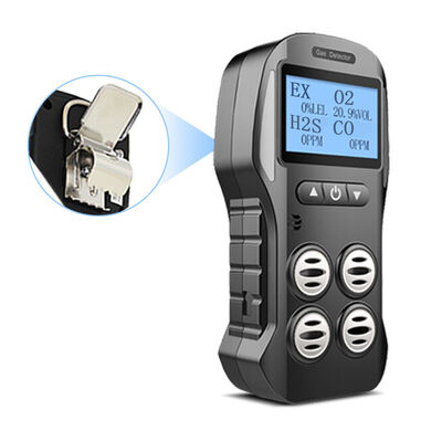 Détecteur de gaz 4 Lel multi-gaz pour la surveillance des gaz dangereux