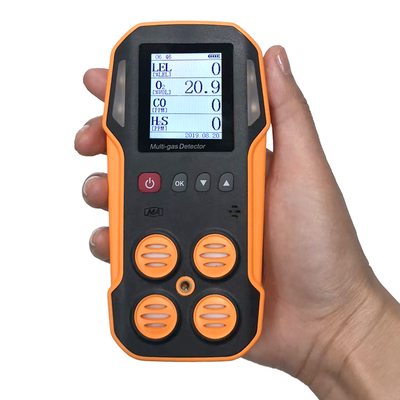 Détecteur multi-gaz portable de qualité industrielle : haute précision grâce à des capteurs infrarouges/catalytiques, alarme intelligente et certifications de sécurité