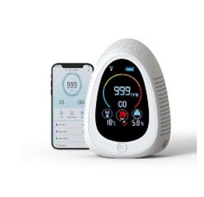 Un bon prix. GZAIR PT03 Smart WiFi Carbon Monoxide Detector - 4-in-1 CO/Smoke/Temperature/Humidity Monitor with Tuya APP, UL217/UL2034 Certified for Home/Industrial Use en ligne