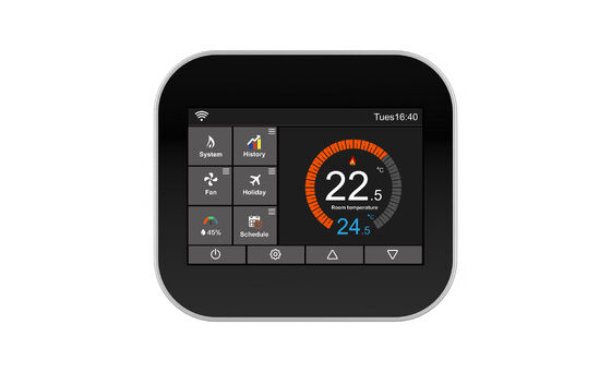 Thermostat numérique CVC - WiFi/LoRaWAN en option, commande vocale (Alexa/Google), pour le chauffage des centres commerciaux et des bureaux
