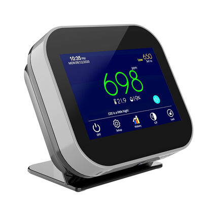 Un bon prix. Moniteur de CO2 réglable par capteur NDIR - compteur intérieur personnalisé pour bureau/salle de classe en ligne