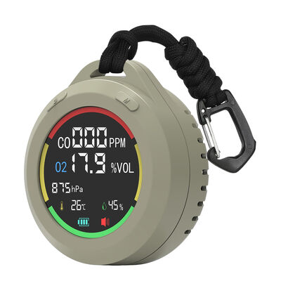 Un bon prix. PT08 Alarme de CO par capteur électrochimique - Alerte sonore-lumière portable, 300-1100hPa à domicile/garage/récréateur en ligne