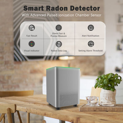 2026 Meilleur moniteur de radon pour la maison intelligente - Détecteur numérique de gaz de radon Compatible avec Android et iOS