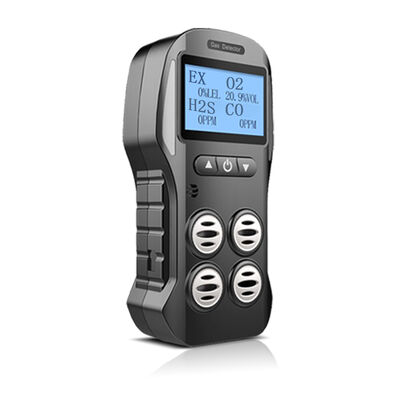 Un bon prix. Détecteur de gaz portable 4 gaz, Moniteur multi-gaz avec écran LCD pour la détection de gaz combustibles en ligne