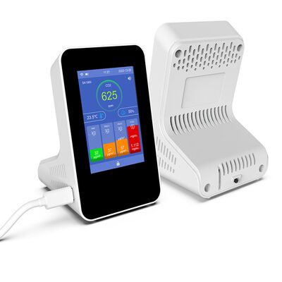 Un bon prix. SA1800 Moniteur de la qualité de l'air WiFi 9 en 1 - Détecteur de CO2 NDIR intelligent avec PM2.5, PM10, TVOC, HCHO, CO, Température et humidité pour la maison et le bureau en ligne