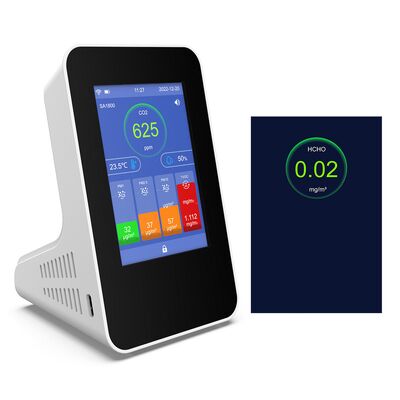 Un bon prix. Détecteur de qualité de l'air intérieur SA1800 - HCHO et TVOC-mètre de haute précision avec alarme de CO, moniteur de gaz toxiques pour maison neuve et chambre de bébé en ligne